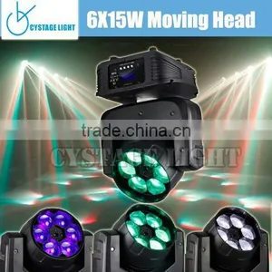 6X15W Led Moving Head Stage Beam Light thumbnail-2