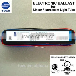 T12 75W 347V Electronic Ballast , 5-year Warranty , CULus and CSA Certificated thumbnail-1