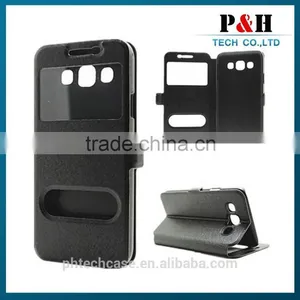 2015 Hot Book Flip PU Leather Stand Mobile Phone Case Cover For Samsun thumbnail-5