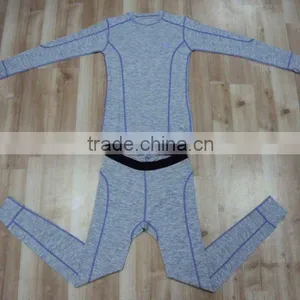 Ladies 100% Merino Wool Base Layer; Women Long Johns; Ladies 100% Wool Underwear thumbnail-1