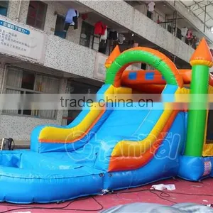 Commercial Pvc Durable Inflatable Jumping Castle With Water Slide, Water Slide With Pool Supplier's Choice thumbnail-2