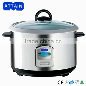 Straight Cylinder Rice Cooker With Steamer Basket thumbnail-4