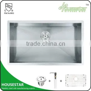 China Top 10 Enterprise Kitchen Design Kitchen Equipments For Resturant Under Mounted Handmade Stainless Steel Sink ---3219A thumbnail-5
