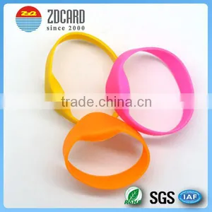 Waterproof Silicone Bracelets Rfid Custom Rfid Wristbands for Swimming Pool or Festival Event thumbnail-3