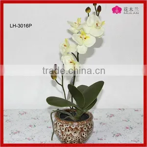 Decorative Orchids in Pot Silk Colorful Flowers For Sale thumbnail-1