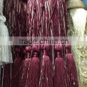 China Supplier Curtain Tassel Fringe Cord Tassel thumbnail-3