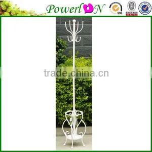 European Style Furniture Wrought Iron Coat Rack, Special Designed Living Room Clothes and Hats Stand thumbnail-5