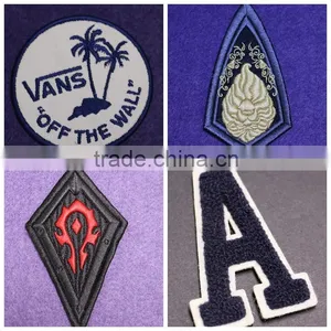 Wholesale Cheap Fashional Woven Embroidered Patches Badges Custom Embroidery Patch thumbnail-5