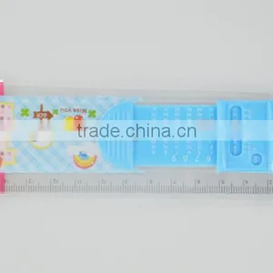 Sliding Ruler, Plastic Ruler Triangle Protractor Set thumbnail-6