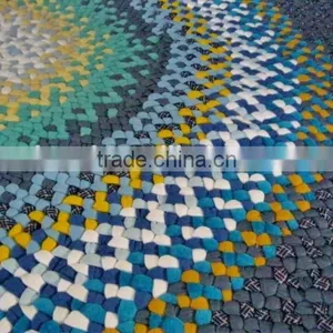 High Quality 100% Cotton Round Braided Rug With Water Proof thumbnail-3