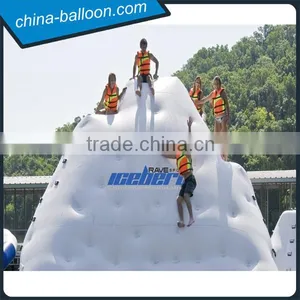 Beach Inflatable Iceberg Climbing Wall/ Inflatable Floating Iceberg 0.9mm Pvc Tarpaulin thumbnail-5