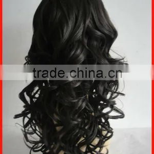 Long Full Lace Wigs For Black Women Hair Wig Heat Resistant Fiber Wig thumbnail-1