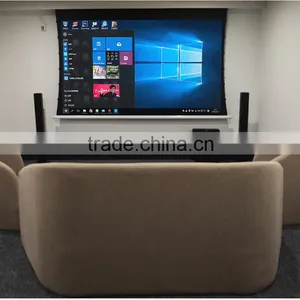Luxury Tab Tension Projection Screen With Soft Matte White Fabric 12 Inch 16:9 thumbnail-5