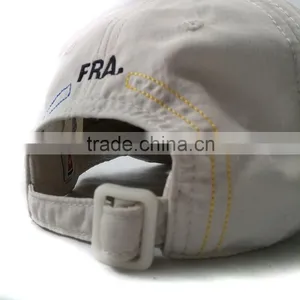 Custom Embrossed 100% Cotton Baseball Hat Plastic Buckle Cap thumbnail-5