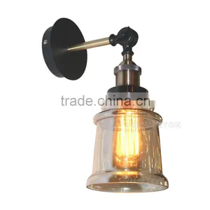 Hand Blown Glass Lamp Shade Wall Lamp Antique,Glass Lamp Shade Wall Lamp Antique,Wall Lamp Antique W3058 thumbnail-1