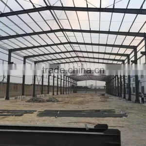 Firm Structure Long Span Pre-engineered Steel Workshop Design thumbnail-1