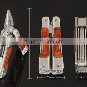 OEM Wooden Handle Pliers With Stainless Steel thumbnail-5