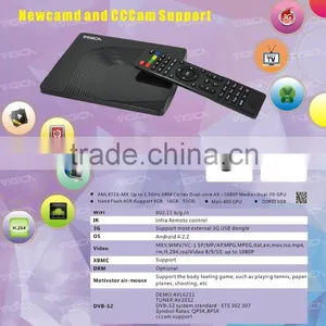 New Arrival!Vigica C70S DVB-S2+ Android 4.2.2 tv Box 3G,3D,XBMC Mali-400 DRM thumbnail-6