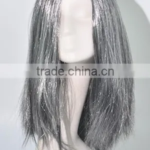 Gray and Black Christmas Wig Fanny Wig N220 thumbnail-1