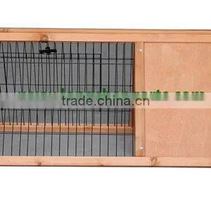 Triangle Wooden Rabbit Cage thumbnail-3