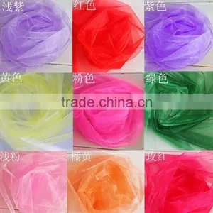 20*275cm In Stock Wedding Organza Cheap Wedding Chair Cover Sashes Sash Party Banquet Decoration Bow Colours thumbnail-1