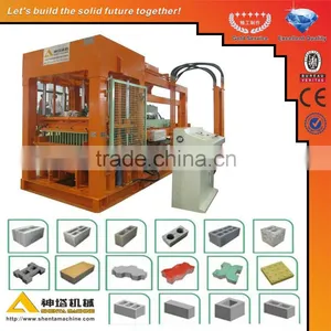 Hot Sale! PLC Controller,import Hydraulic Valve. ShentaQTY8-15 Automatic Concrete Pondeuse Brik Machine thumbnail-1