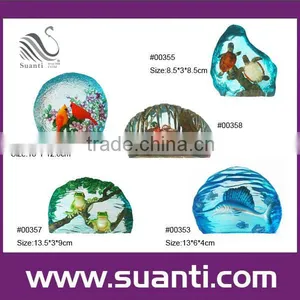 Turtle,bird,fish,frog Polyresin Statue thumbnail-1
