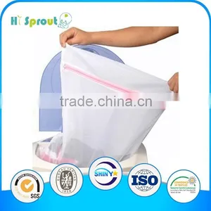 Promotional Drawstring Mesh Bag Zipper Mesh Laundry Bag thumbnail-1