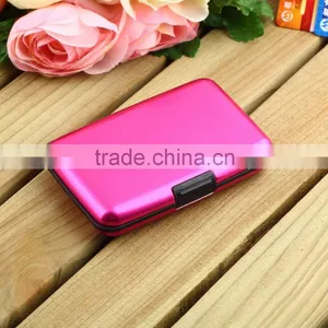 Hot Waterproof Business ID Credit Card Wallet Holder Aluminum Metal Case Box thumbnail-4