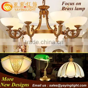 Fancy Copper Hotel Fashion Design Glass Large Hotel Chandelider Ceiling Lighting,New High Quality Ceiling Lighting thumbnail-1