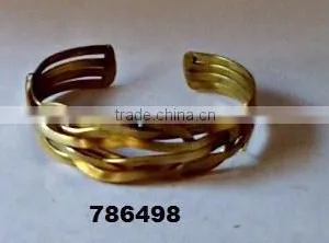 Indian Brass Metal Fashion Bangle Bracelet Wire Work thumbnail-5