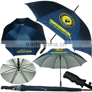 28"auto Open Big UV Golf Advertising Umbrella thumbnail-1