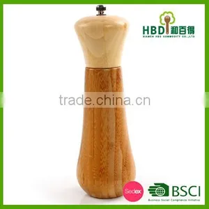 Hot New Products for 2016 Rubber Wood Rock Salt Mill And Pepper Grinder For Cooking Tools,Rock Salt Mill Wholesale thumbnail-2