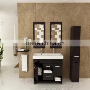 2014 Luxury Italy Design Bathroom Cabinet Modern Wall Hung Bathroom Cabinets thumbnail-1