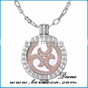 Best Selling Products 2016 Rose Gold Coin Holder Necklace thumbnail-1