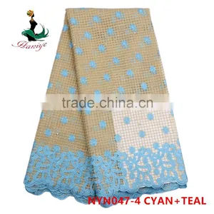2016 Haniye African Tulle Tulle Fabric/French Lace Fabric Tulle High Quality 2016/NYN47 thumbnail-2