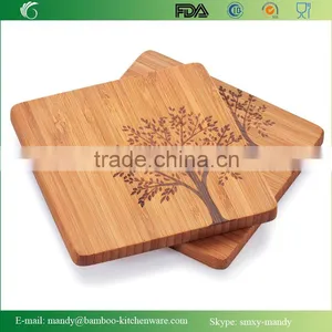 Bambu Coasters With Tree Motif, Set of 4 thumbnail-1
