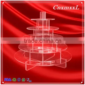 2016 Fast-sell New Patent Multifunctional Macaron Tower ,5 Tier Acrylic Tower Stand ,Macaron Display Tray,macaron Packaging thumbnail-3