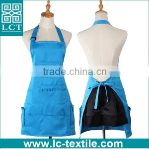China Factory Wholesale Hot Customized Hair Salon Aprons Wth Tool Pockets thumbnail-5