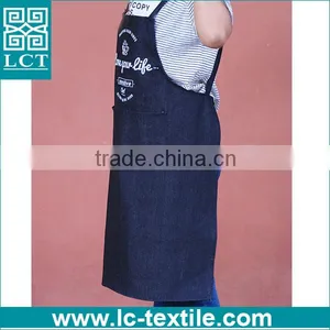 Custom Korean Japanese Style Executive Chef Apron Made From Blue Jeans thumbnail-2