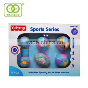 Custom Toy Dumbbell Set for Kids Sport Soft Toy thumbnail-1