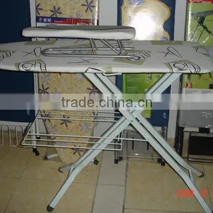 European Style 100% Cotton Cover Folding Ironing Board YX-4 for Ironing Clothes & Iron Stand thumbnail-1