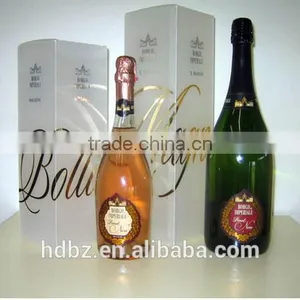 Custom Clear Folding Wine Gift Box With Printing thumbnail-1