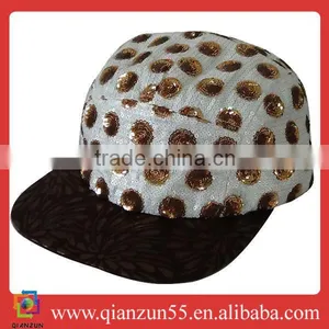 Supply Denim 5 Panel Hats Sequins 5 Panel Hats Golden Cream thumbnail-1