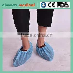 Plastic/Polyethylene/Poly/HDPE/LDPE/CPE/PP+PE/PE Disposable Shoe Cover for Medical & Surgical Sectors thumbnail-2
