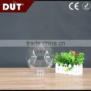 GD029-S-200-C Transparent Multiple-use Acrylic Diamond Shape Screw Neck Lamp Cover thumbnail-1