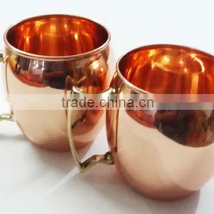 Moscow Mule Copper Mug FDA Certified SGS Tested thumbnail-2