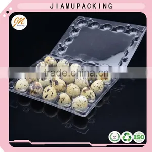 Manufacture Sale High Quality Disposable Plastic Quail Eggs Tray for 20 Cells thumbnail-1