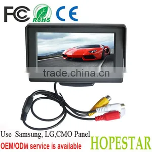 Widescreen Vesa Tablet 2av Inputs 4.3inch Car Lcd Monitor With Good Quality thumbnail-2