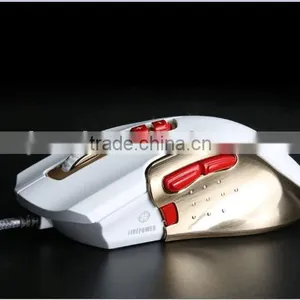 Latest Private Model Metal Sides 8d Funny Computer Glowing Gaming Mouse With Driver thumbnail-2